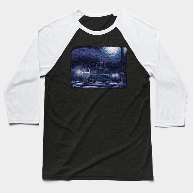 Starry Knight Baseball T-Shirt by SouzouInc